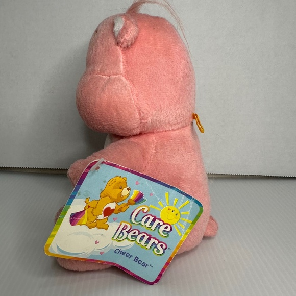 2003 Care Bear 7 inch Cheer Bear plush New With Tags - Picture 2 of 8